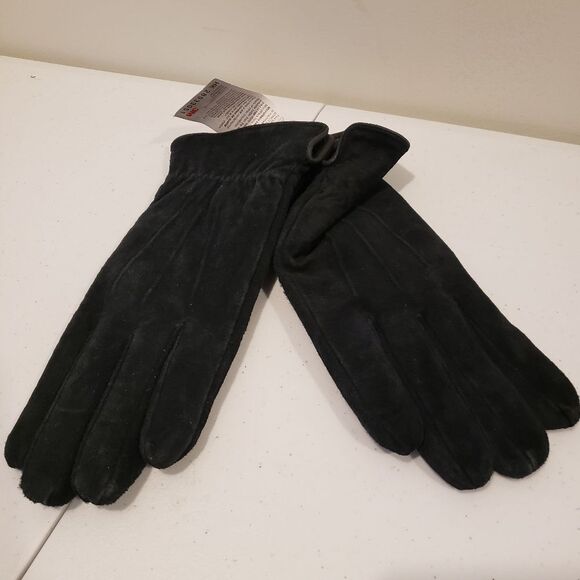 NWT Men's Black 3M Thermal Insulated Gloves - Picture 1 of 4